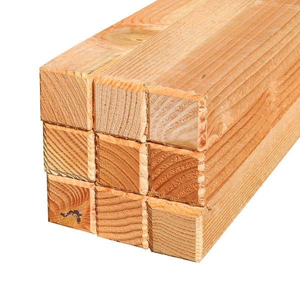 最安挑戦！ 木材 DIY 45本入り 米松 面取り有り 45mm角 長さ60cm 測量